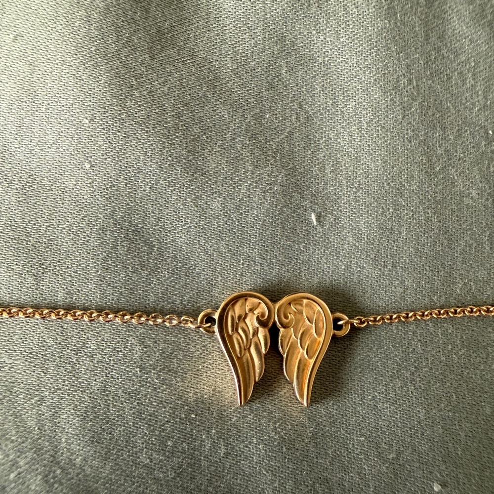 Gold Angel Wing James Avery bracelet